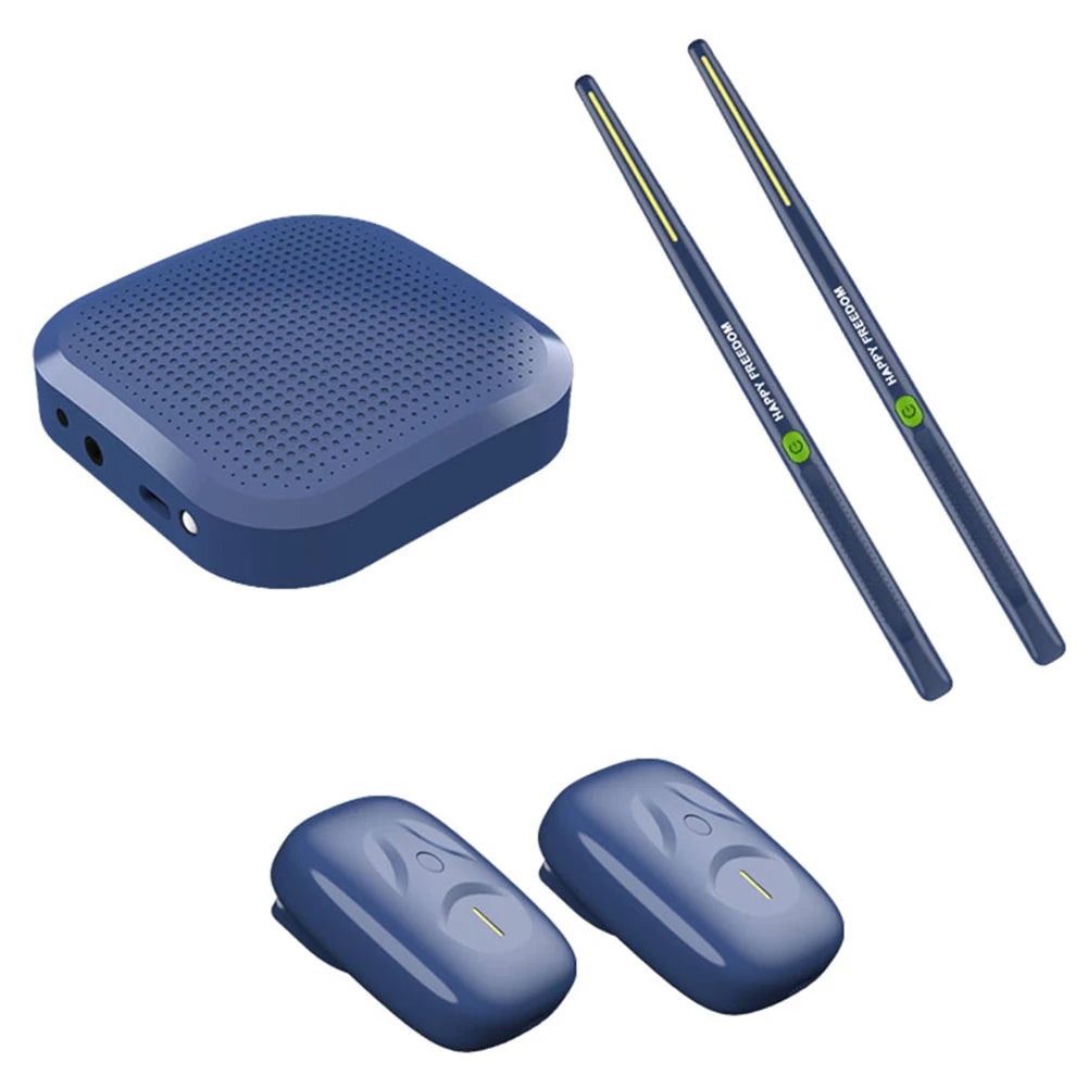 Smart air drumsticks and pedals virtual drum set, view 10