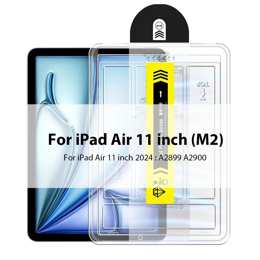 Tempered Glass Screen Protector for iPad — Compatible with iPad Pro 12.9, iPad Pro 11, iPad Air & iPad Mini — 1 Pack