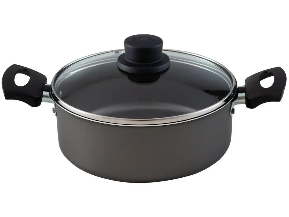 4-Piece Nonstick Aluminum Cookware Set – Graphite (6.3 in & 7.1 in | 16 & 18 cm)