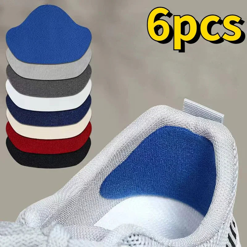 6-Pack Suede Heel Repair Patches for Shoes – Self-Adhesive Anti-Wear Heel Protectors
