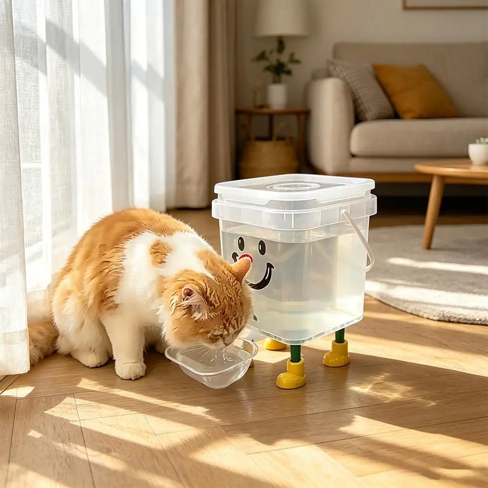 Automatic Gravity-Fed Pet Water Fountain 3L for Dogs & Cats