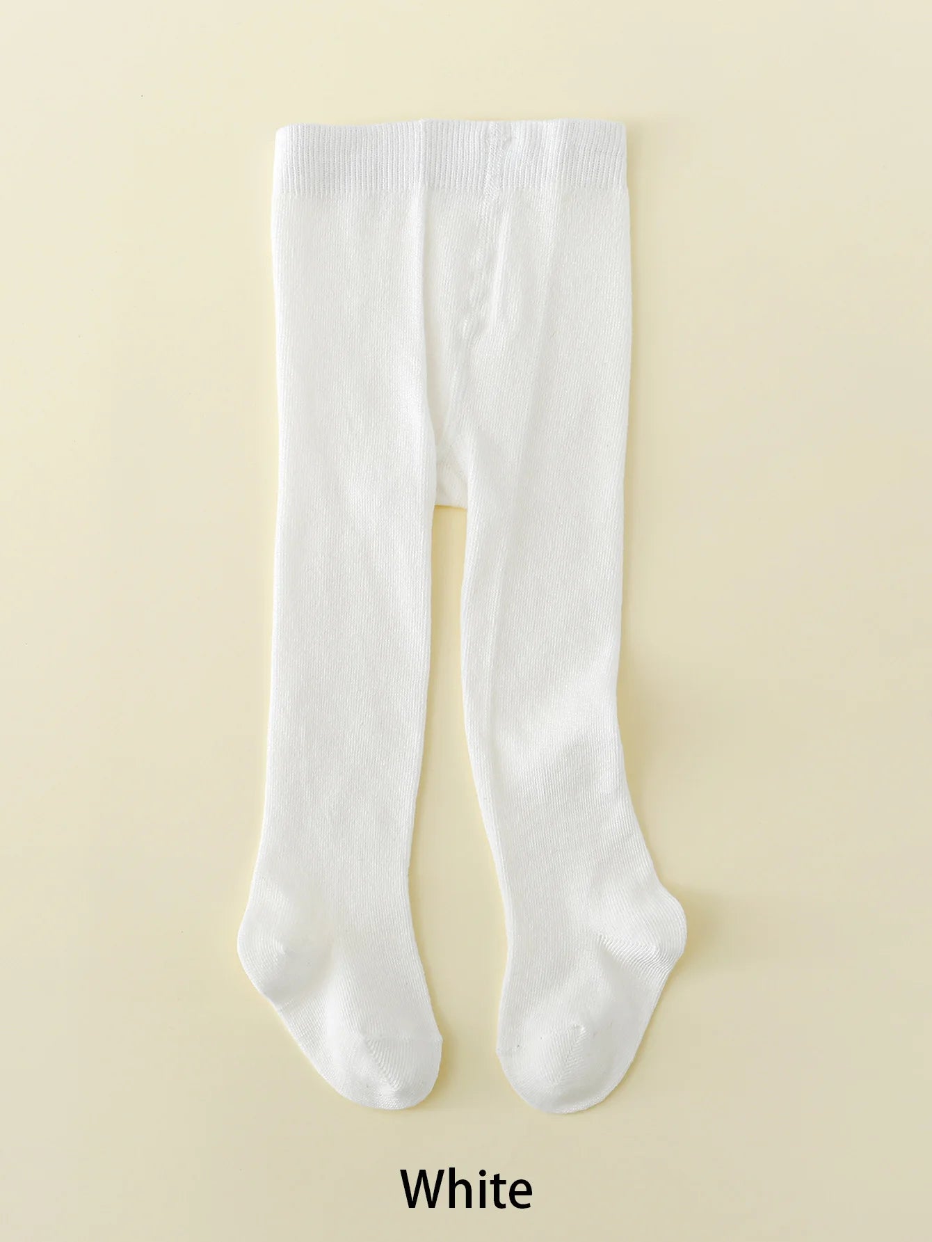 Baby & Toddler Tights Pantyhose - Newborn to 6Y Elastic Waist Solid Color