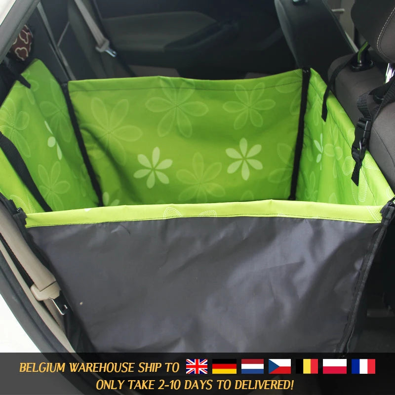 Dog & Cat Car Seat Cover Hammock — Waterproof Rear Seat Protector 60 x 35 x 53 cm (23.6 x 13.8 x 20.9 in)