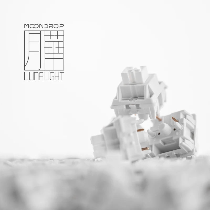 Lunar Light Mechanical Keyboard Switches — Tactile & Linear