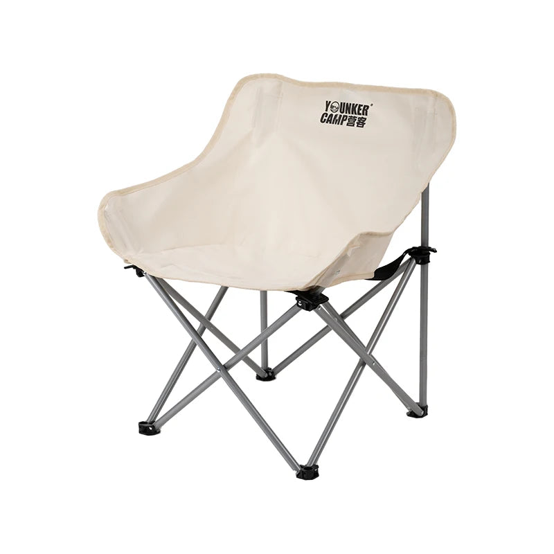 Portable Folding Moon Chair – Camping, Picnic & Fishing Stool | 120kg Capacity, 600D Oxford