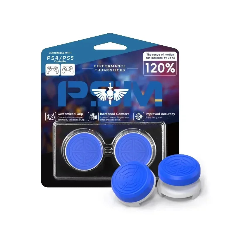 High-Rise Thumbstick Extenders for PS4, PS5 & 8BitDo Ultimate Controller – 2-Pack Silicone Joystick Grips
