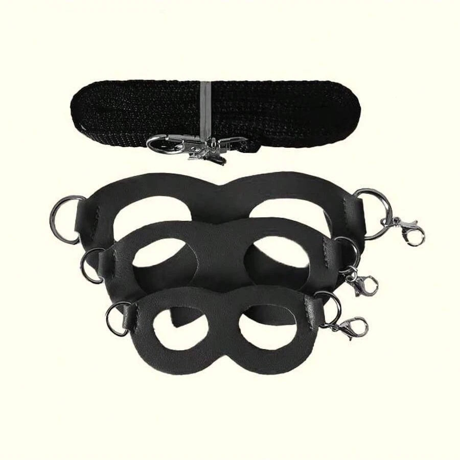 4-Pack Small Pet Harness and Leash Set - Escape-Proof Adjustable Collar for Hamsters, Sugar Gliders, Squirrels