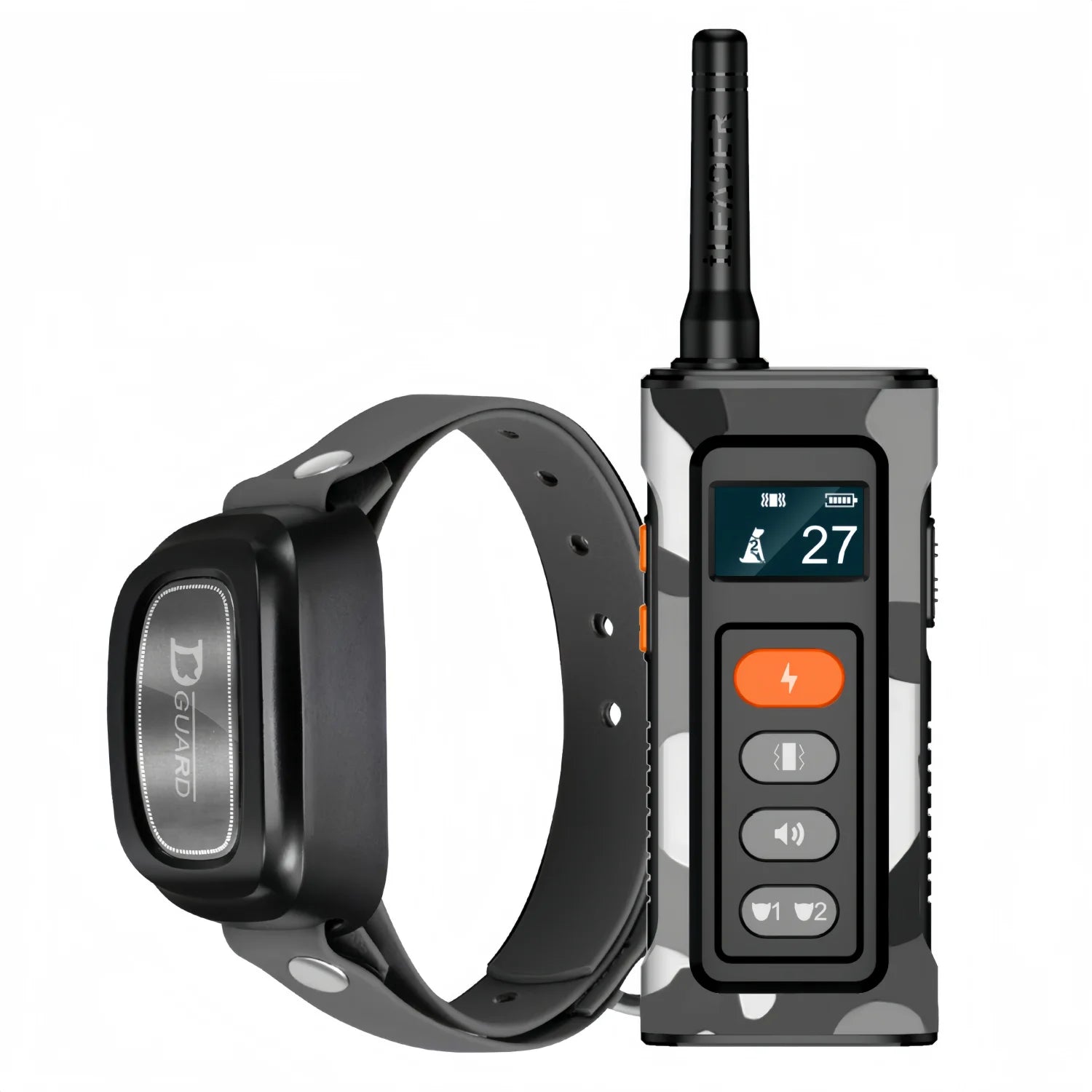 Waterproof Remote Dog Training Collar — Beep, Vibration & Shock, 3,300 ft Range (1,000 m), Adjustable for 8–150 lb (3.6–68 kg) Dogs