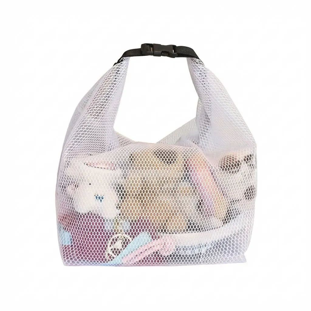 Clear Waterproof Travel Cosmetic Bag - Large Transparent Toiletry Pouch 27 x 24 x 17 cm (10.6 x 9.4 x 6.7 in)