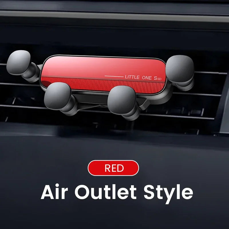 Universal Gravity Air Vent Car Phone Holder – Adjustable Smartphone & GPS Mount