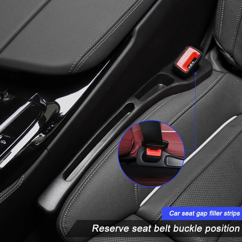 Car Seat Gap Filler Plug — Leak-Proof Side Seam Wallet & Phone Holder, Fits Most Cars (0.79–1.58 in / 2–4 cm)