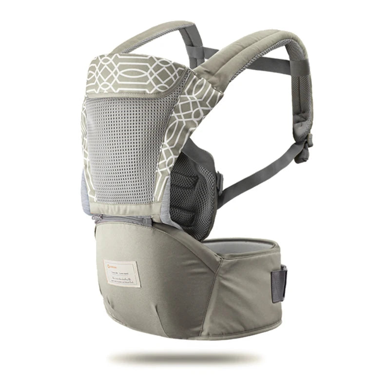 Ergonomic Baby Carrier Hipseat Sling 0-36 Months Front, Back & Side Carry Travel Wrap