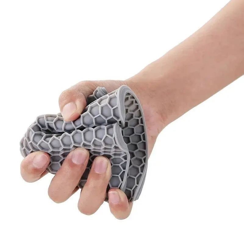 Round Silicone Heat-Resistant Coaster and Non-Slip Pot Holder Trivet Thick Insulating Table Mat