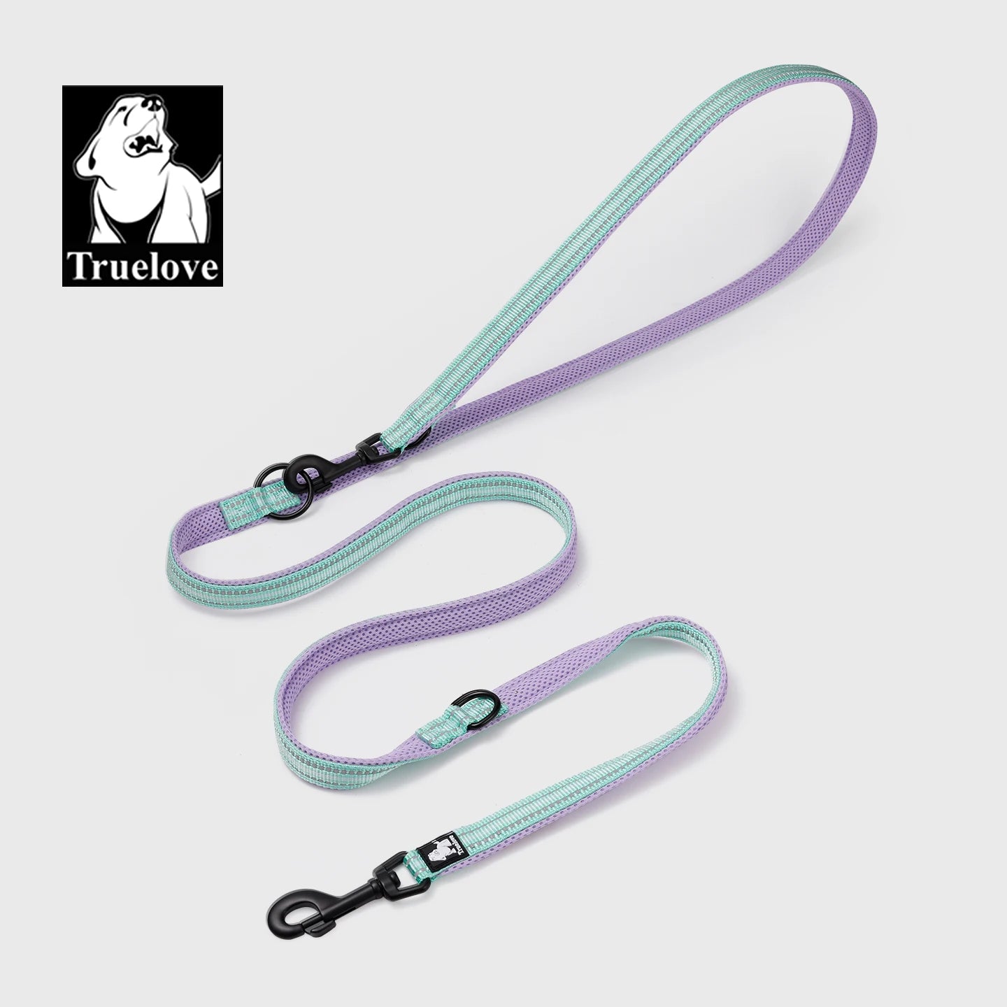 7-in-1 Adjustable Hands-Free Dog Leash - Reflective Multi-Function Double Lead for 2 Dogs (2.0 m / 6.6 ft, 2.5 m / 8.2 ft)