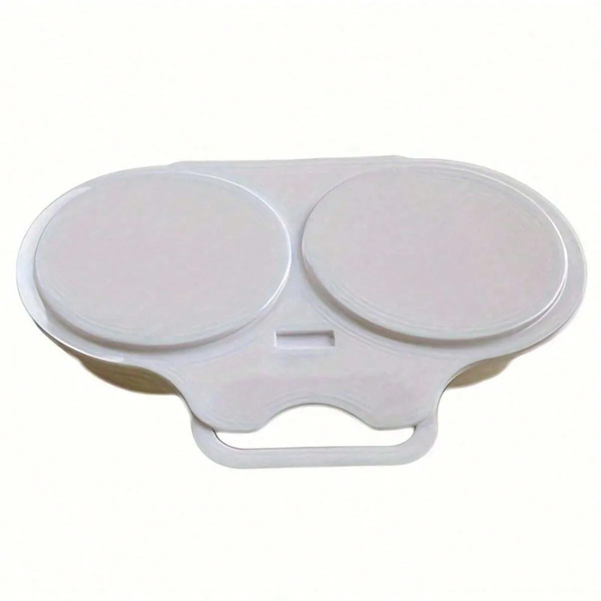 2-Cup Microwave Egg Poacher - BPA-Free Non-Stick Double Egg Cooker & Steamer for Quick Breakfast