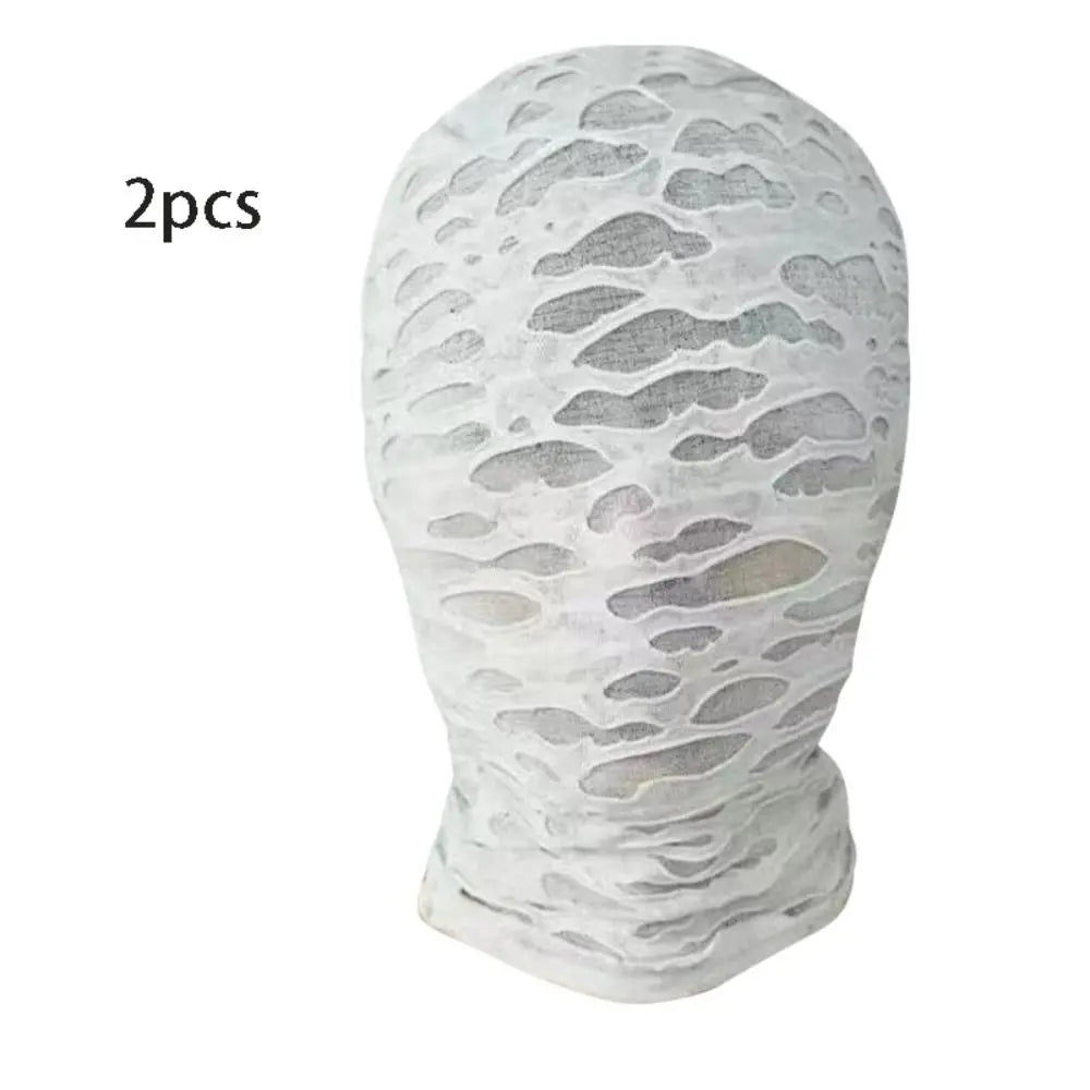 2-Pack Breathable Hooded Spandex Full-Face Masks for Adults – Cosplay, Halloween, Party, Carnival