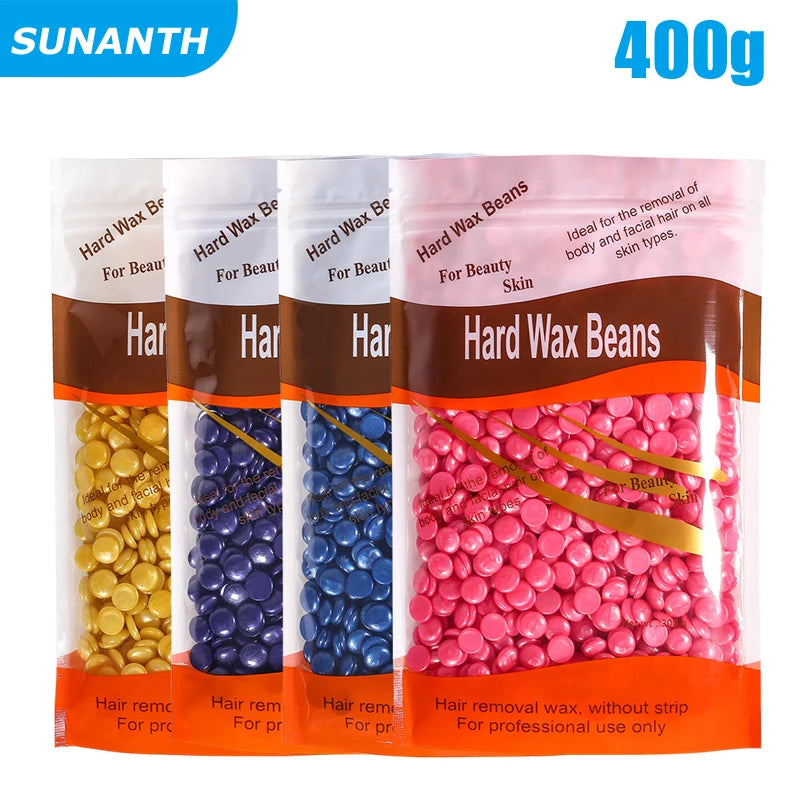 Hard Wax Beans for Hair Removal – 500g/200g/50g (17.6 oz/7.1 oz/1.8 oz) Pearl Wax for Wax Warmers | Body & Brazilian Waxing