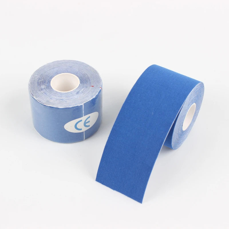 Kinesio Tape Elastic Sports Kinesiology Tape for Muscle & Knee Pain Relief - Athletic Recovery 2.5/5/7.5/10 cm (1/2/3/4 in)