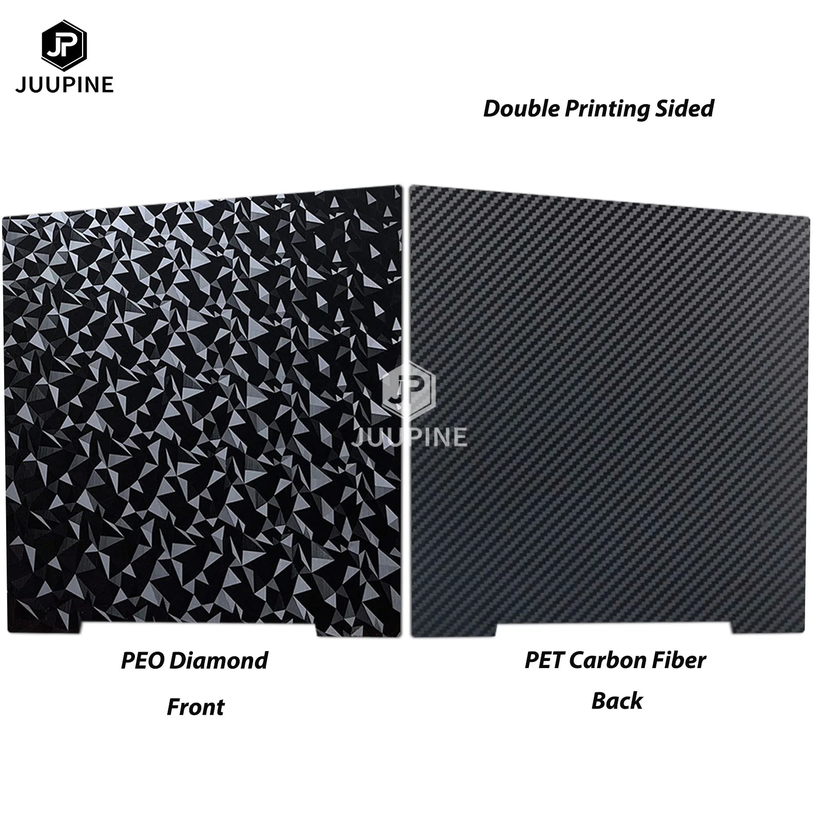 Double-Sided PEI/PET Spring Steel Magnetic Build Plate 241 x 253.8 mm (9.49 x 9.99 in) Compatible with MK3/MK3+/MK4 3D Printers