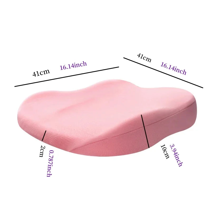 Universal Breathable Car Booster Seat Cushion - Portable Height Boost Mat for Improved Visibility and Fatigue Relief