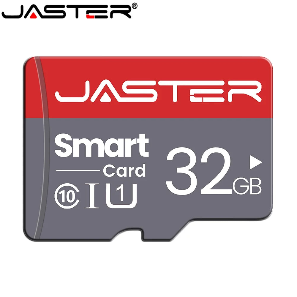 High-Speed microSD Card 4GB–256GB with SD Adapter, Class 10 U3 V10 A1 for Smartphone Camera Tablet