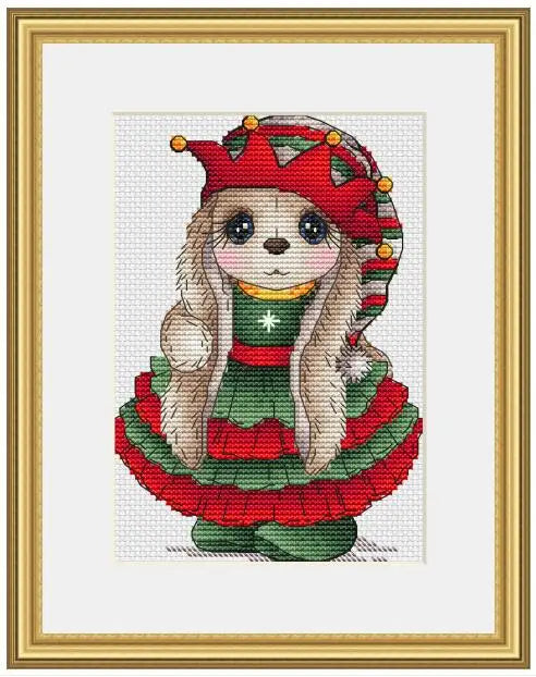 Counted Cross Stitch Kit – Christmas Needlework DIY Decoration