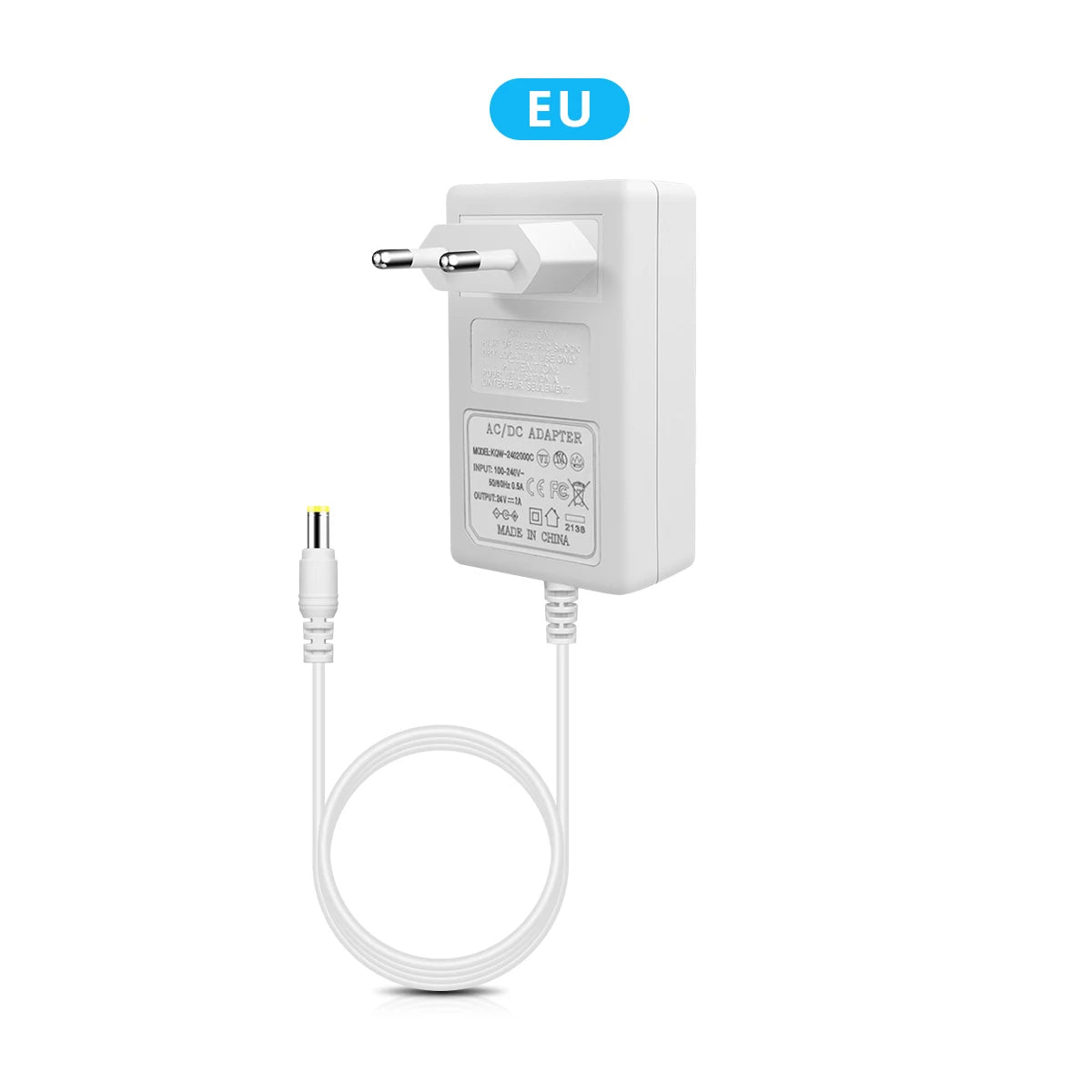 Dimmable COB LED Strip Light 12V DC (EU Plug) with RF Remote, Under-Cabinet & Cabinet Lighting
