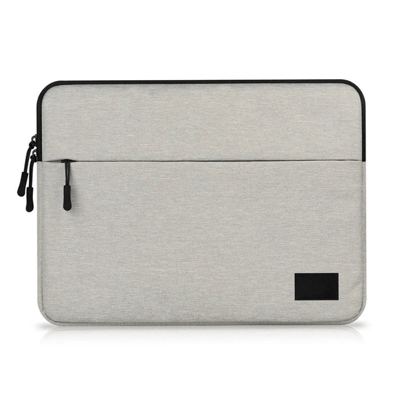 Waterproof Nylon Laptop Sleeve 11–16 Inch — Velvet Lined, Double Zipper