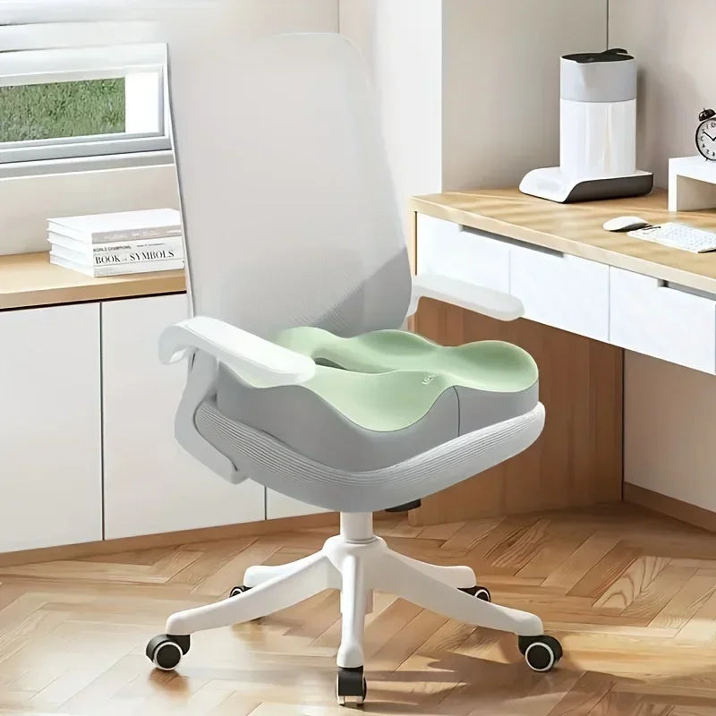 3D ergonomic memory foam chair cushion, view 3