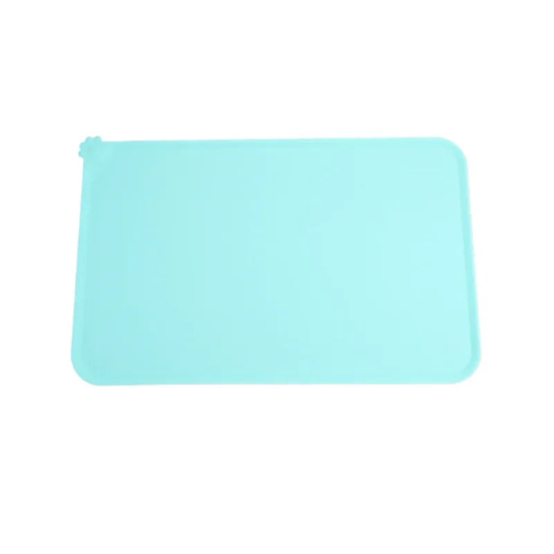 Silicone Pet Feeding Mat Waterproof Anti-Slip Bowl Placemat for Dogs and Cats
