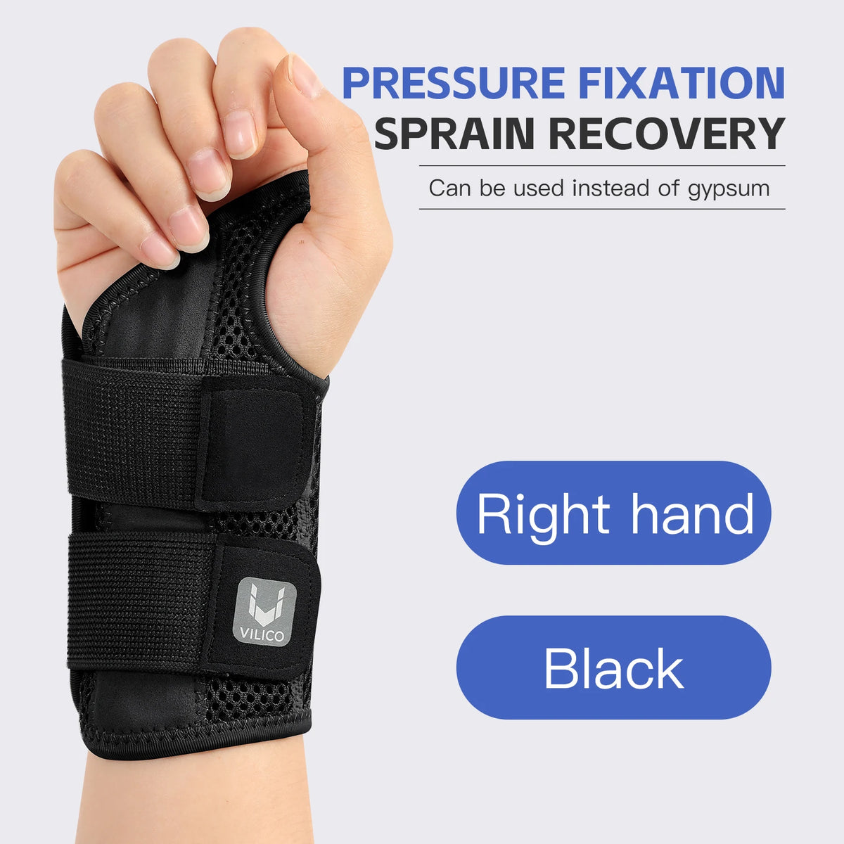 Adjustable Wrist Brace with Splint for Carpal Tunnel Relief - Support for Arthritis, Tendonitis & Sprains (Unisex)