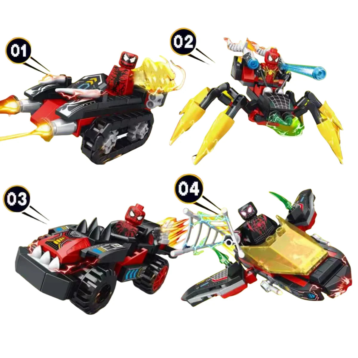 Blind Box Mini Building Block Figures - Spider-Man, Iron Man, Venom, Goblin, Deadpool & More - Collectible Surprise Gift