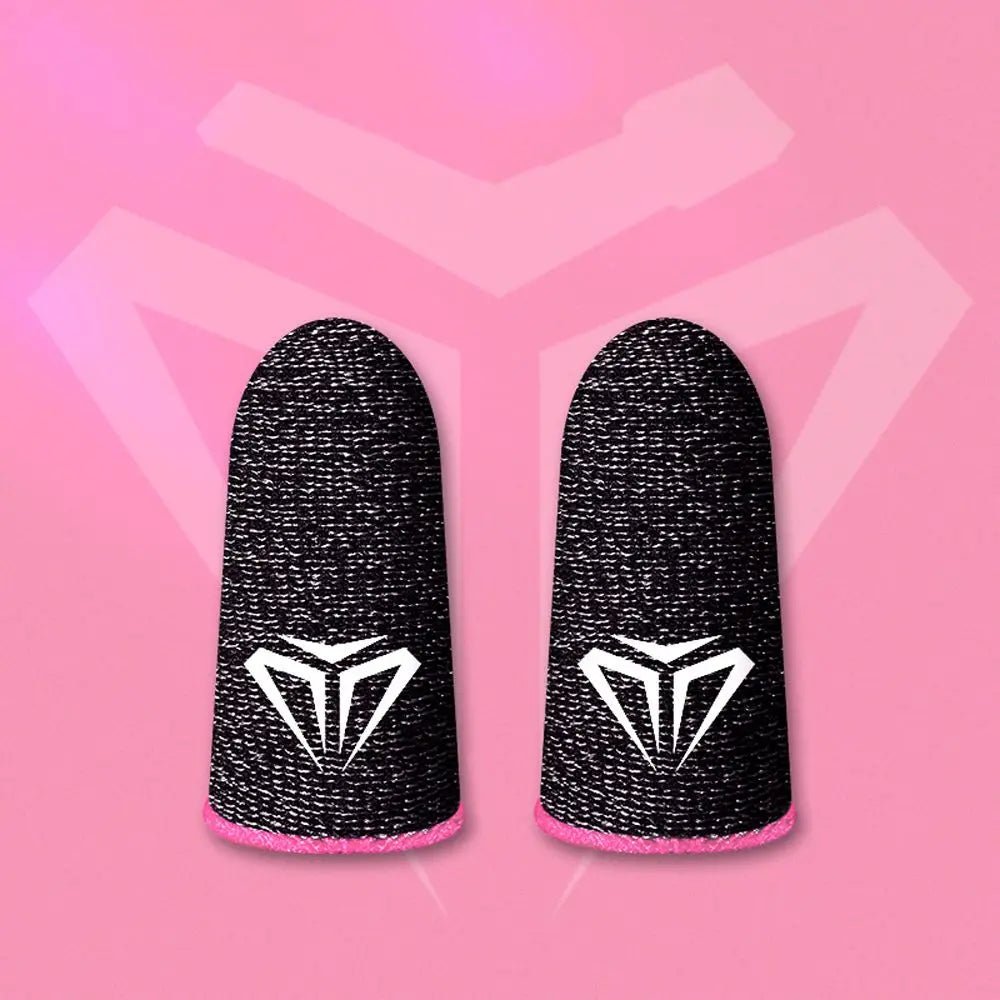 1 Pair Gaming Fingertip Gloves - Sweatproof Touchscreen Finger Sleeves for Mobile Gaming, Breathable Ultra-Thin 0.3mm