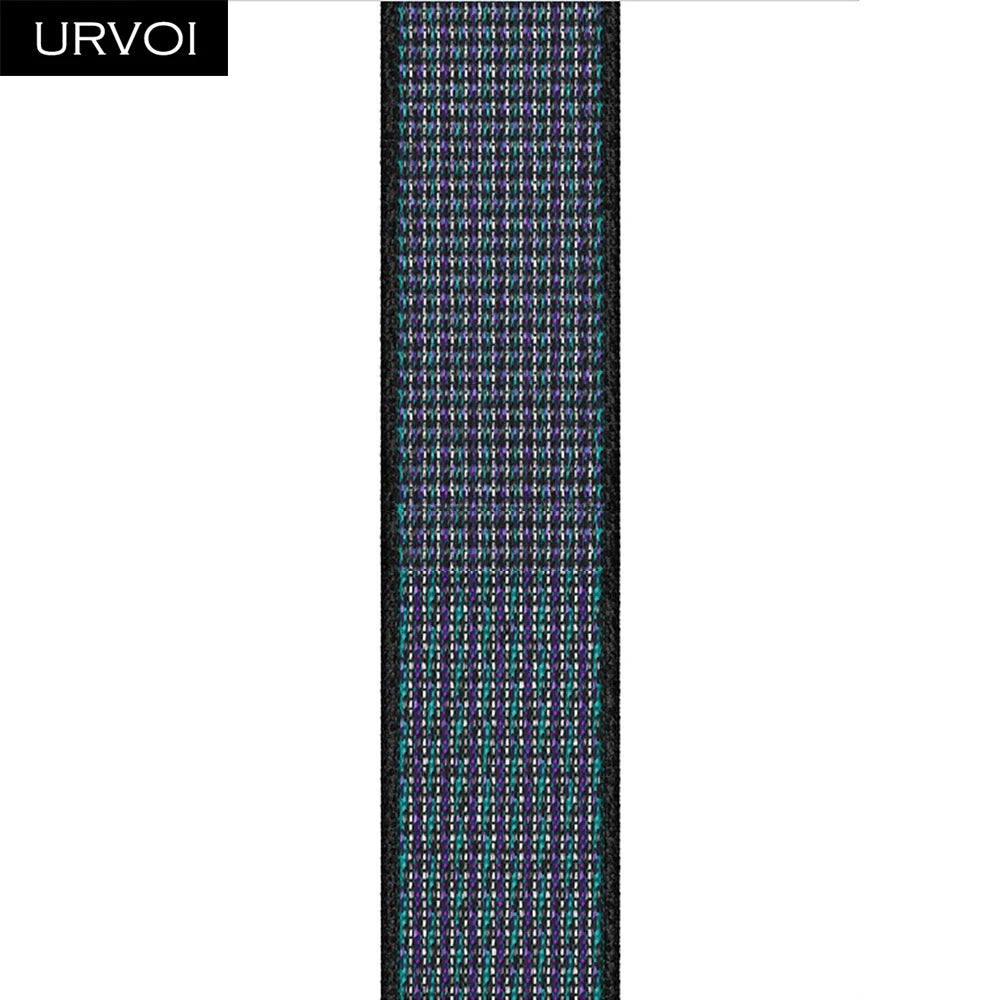 Nylon Sport Loop Band for Apple Watch — Breathable Hook & Loop Fastener — Fits 42/44/45/46/49mm