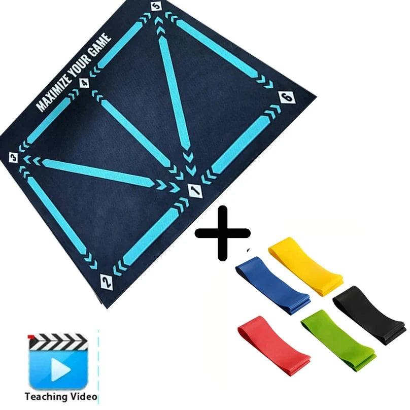 Football Training Mat 90 x 60 cm (35.4 x 23.6 in) Non-Slip Foldable Dribble Practice Mat for Kids & Adults Indoor Outdoor