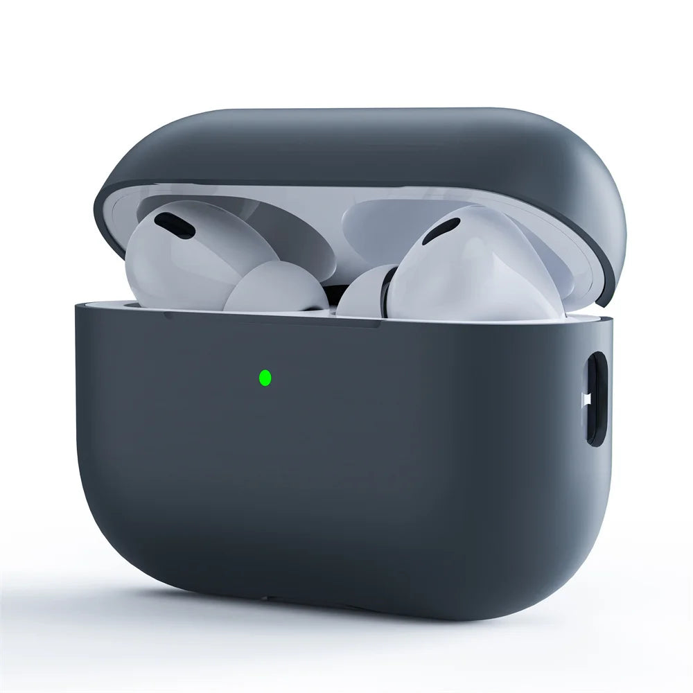 Ultra-Thin Silicone Earbud Case — Protective Charging Case Cover for True Wireless Earbuds (Lightweight, Anti-Slip)