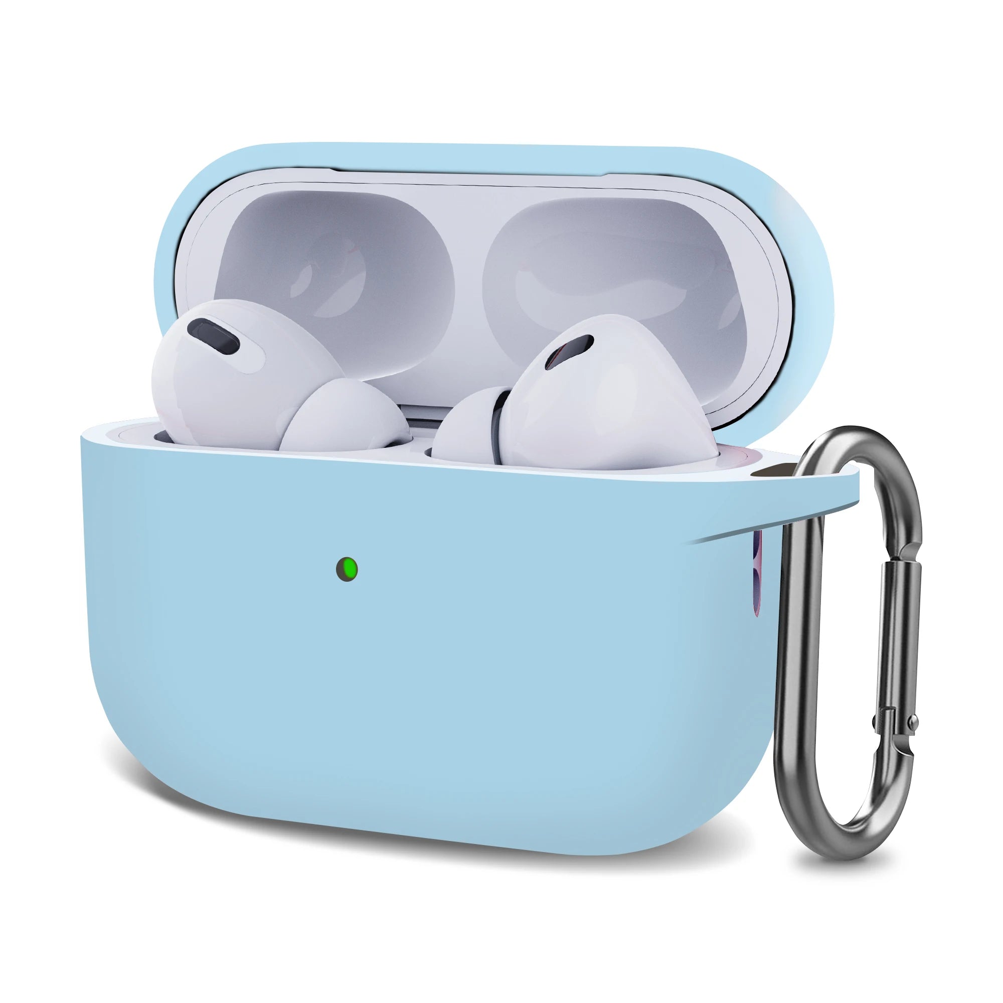Silicone Earbud Charging Case Cover — Soft TPU Shockproof Protective Case for True Wireless Earbuds (1-Pack)