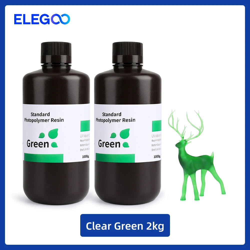 UV 3D Printing Resin 405nm, ABS-like, Water Washable, 8K Compatible for MSLA/DLP/LCD Printers