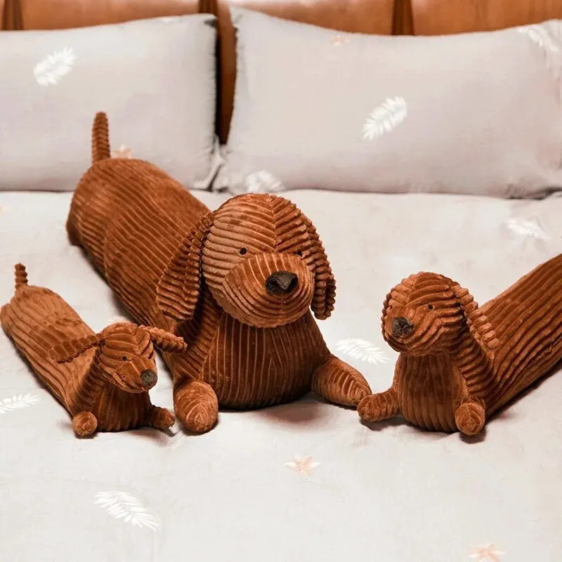 Dachshund Dog Lumbar Pillow – Soft Oblong Neck & Waist Throw Pillow for Sofa, Bed & Office Home Decor