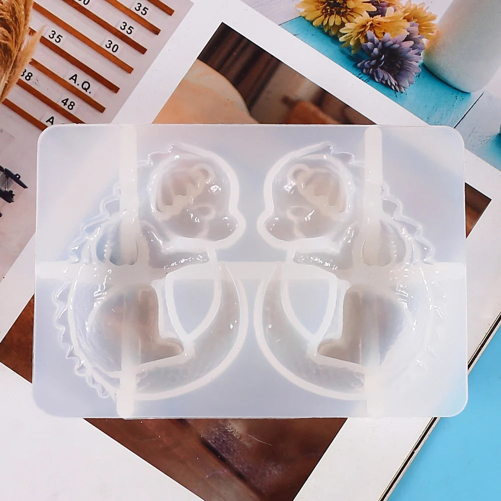 3D Dragon Egg Silicone Mold for Resin, Candle, Soap & DIY Crafts