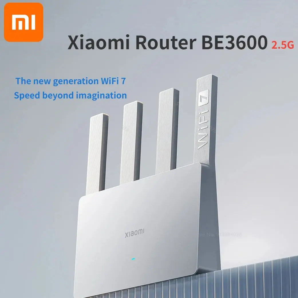 WiFi 7 Dual-Band Router – Qualcomm Quad-Core, 3.6Gbps Mesh, Dual WAN/LAN, Gaming Acceleration & VPN
