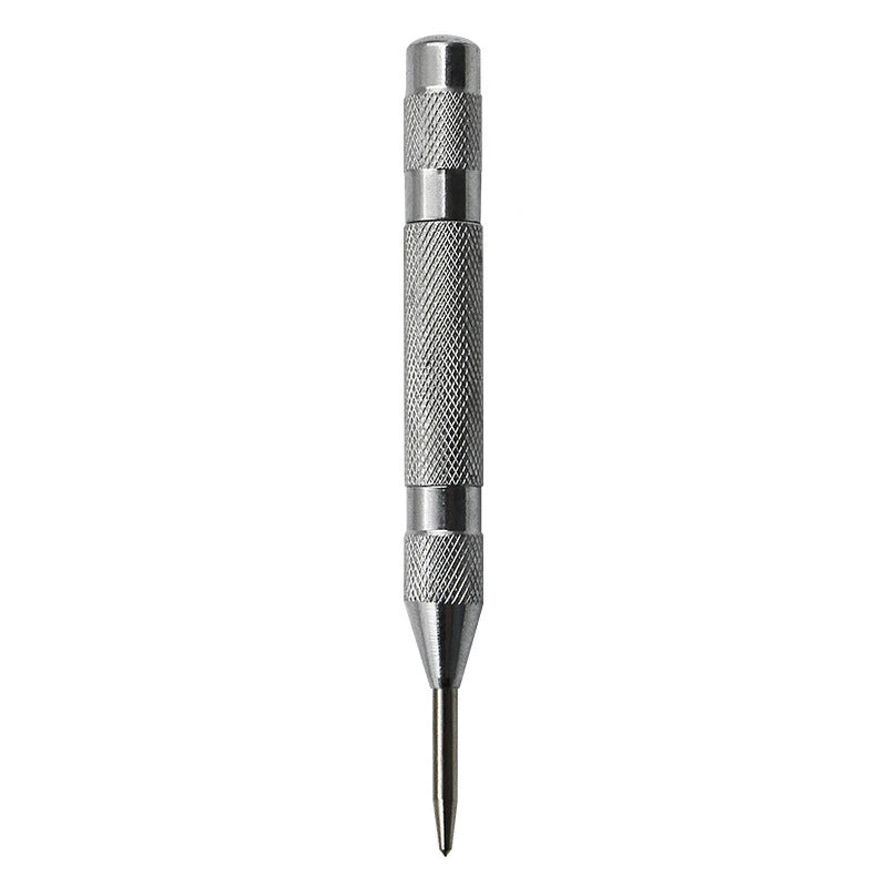 Automatic Center Punch Tool - Spring-Loaded Metal & Wood Marking Punch for Carpentry & Joinery