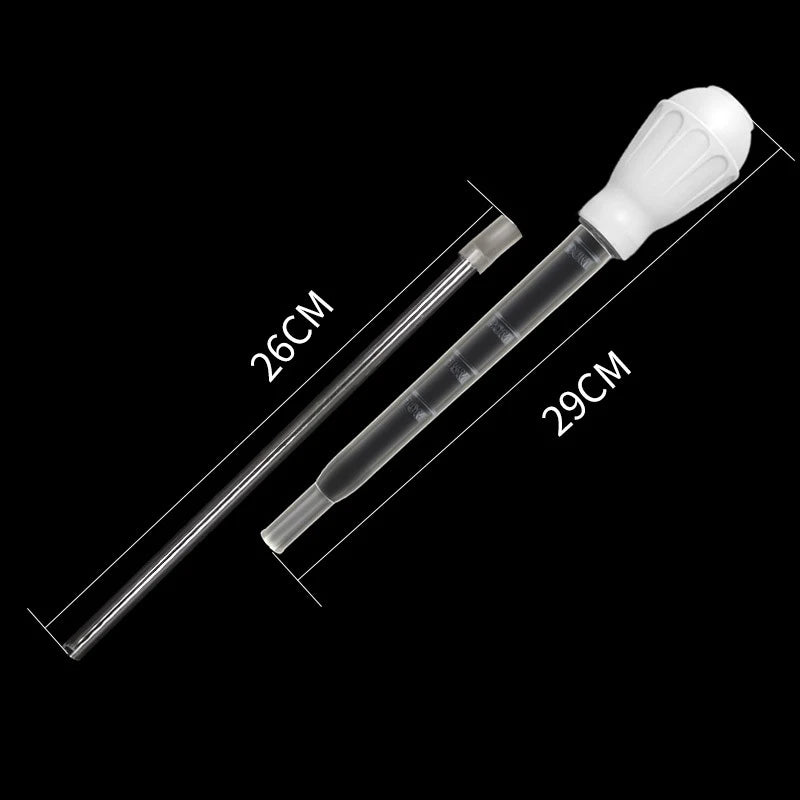 Aquarium Siphon Pipette Fish Tank Vacuum Cleaner – Water Changer, 11.4/17.7/21.3 in (29/45/54 cm), 30/40/50 ml (1.0/1.4/1.7 fl oz)