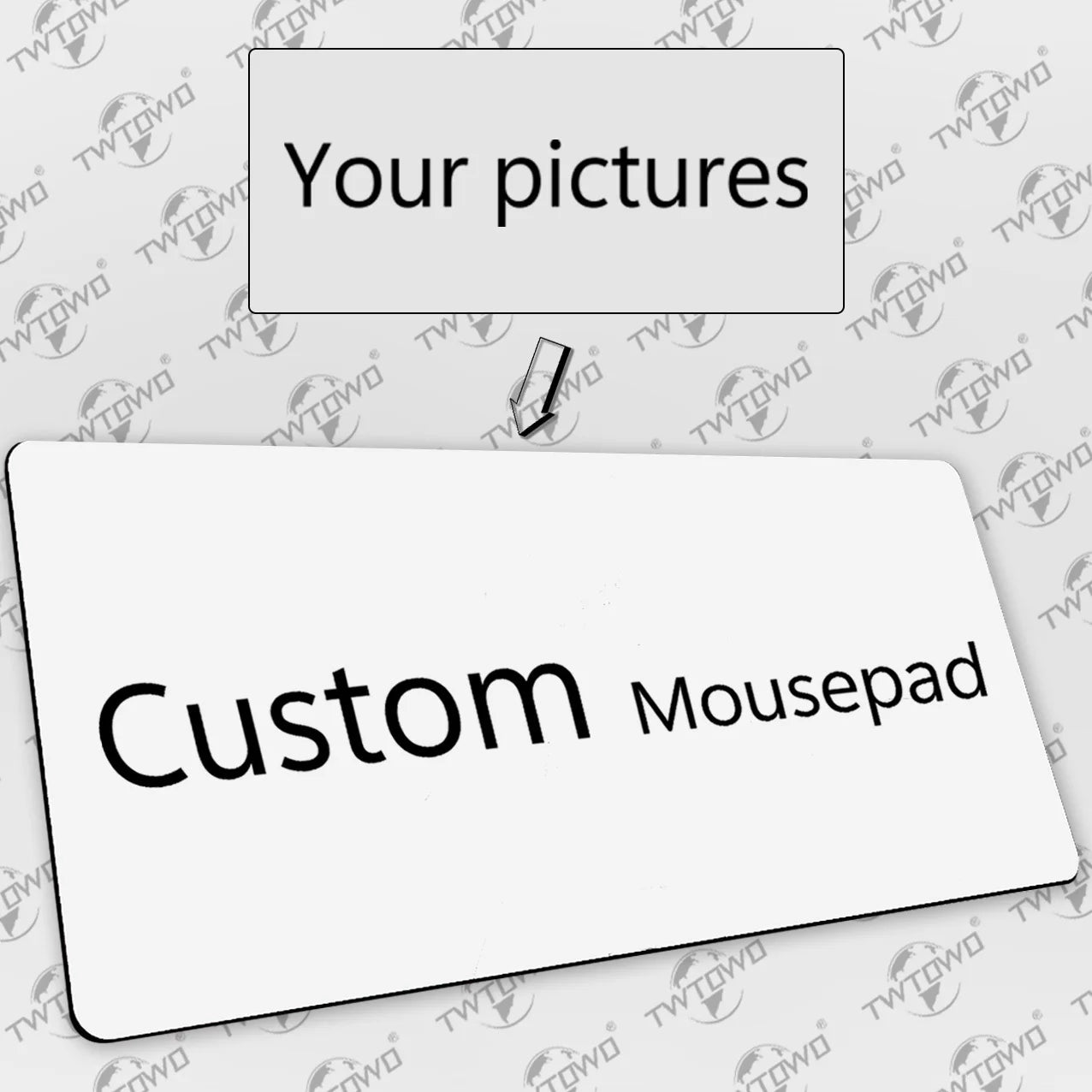 Custom Playmat Mouse Pad 600x350x2mm (23.6 x 13.8 x 0.08 in) Non-Slip Natural Rubber Gaming & Card Game Mat