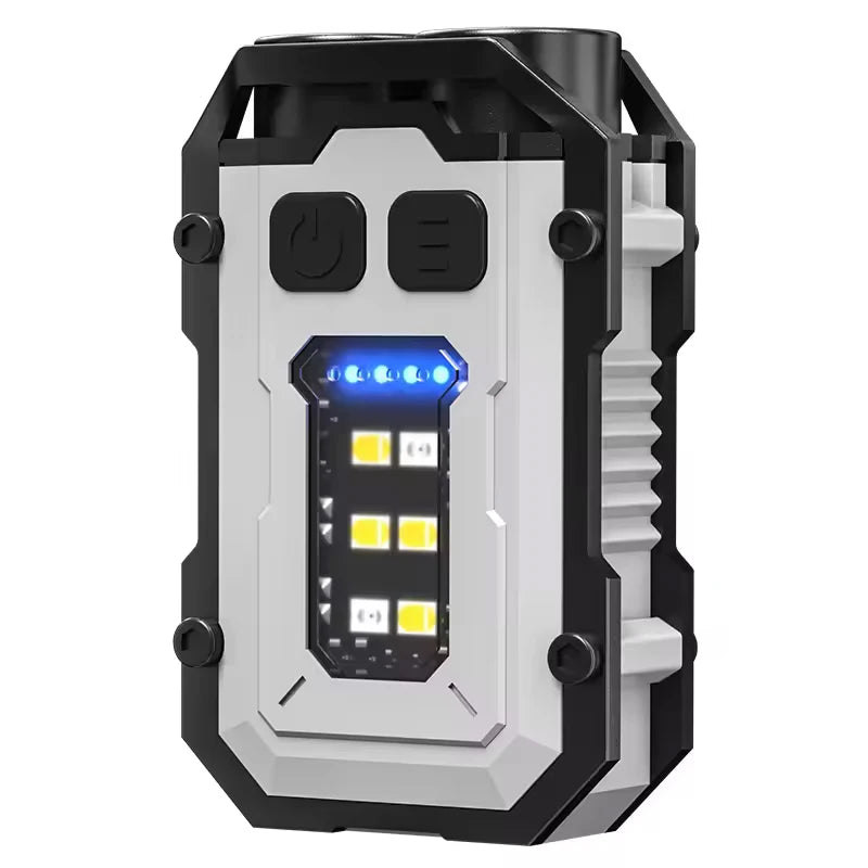High-Power Rechargeable LED Tactical Flashlight with Headlamp