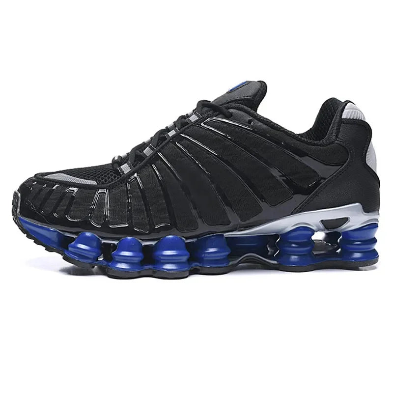 Men's Black Gold Cushioned Running Shoes - Outdoor Sports Sneakers, EU Sizes 40-45