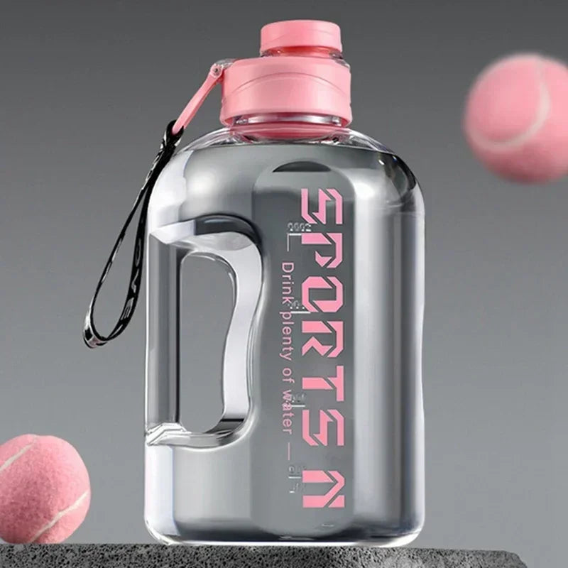 Portable Large Capacity Sports Water Bottle 1.7L (57.5 fl oz) / 2.7L (91.3 fl oz) — Gym, Cycling & Camping