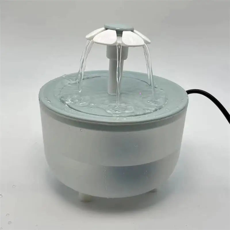 Automatic Pet Water Fountain 1.2L (1200 mL / 40 oz) USB Rechargeable Silent Cat & Small Dog Water Dispenser with Filter