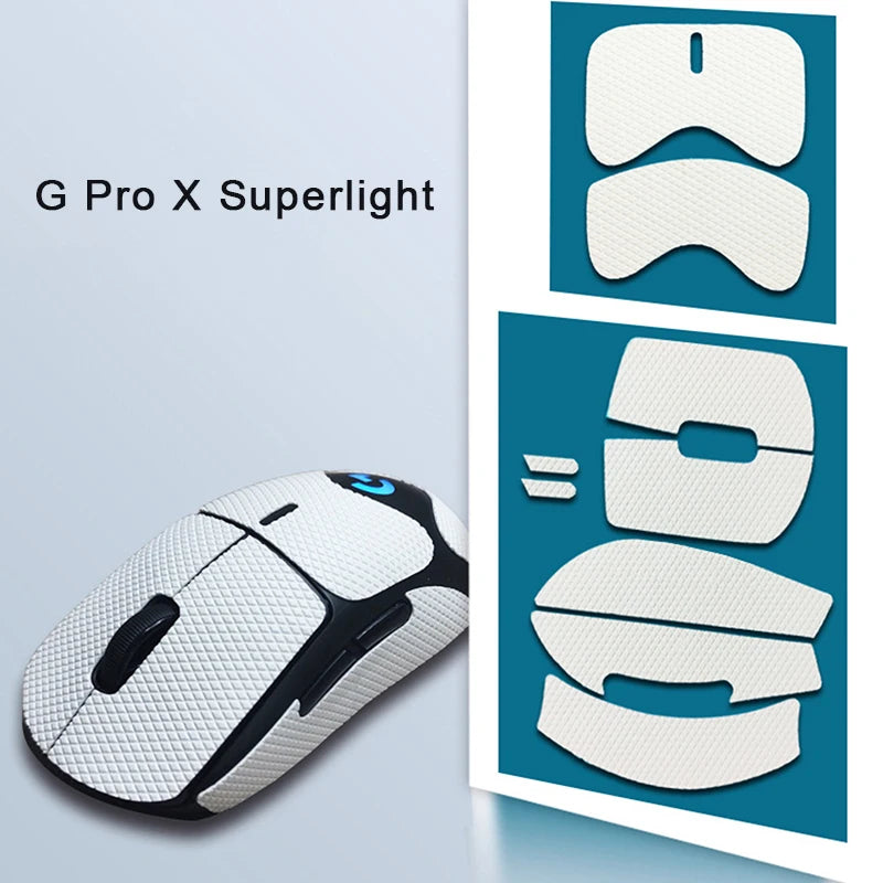 Mouse Grip Tape Skates for G Pro X Superlight, Non-Slip Sweat-Wicking Full-Body Sticker