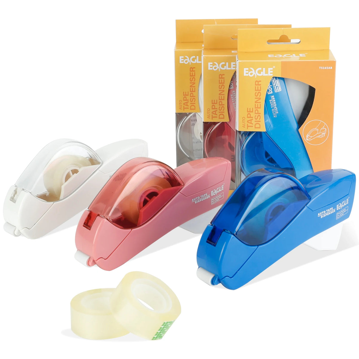 Auto Tape Dispenser with Cutter - 2-Pack